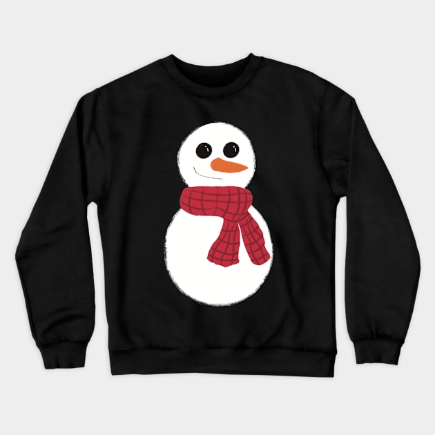 Cute Snowman Christmas design Crewneck Sweatshirt by Colzo Art